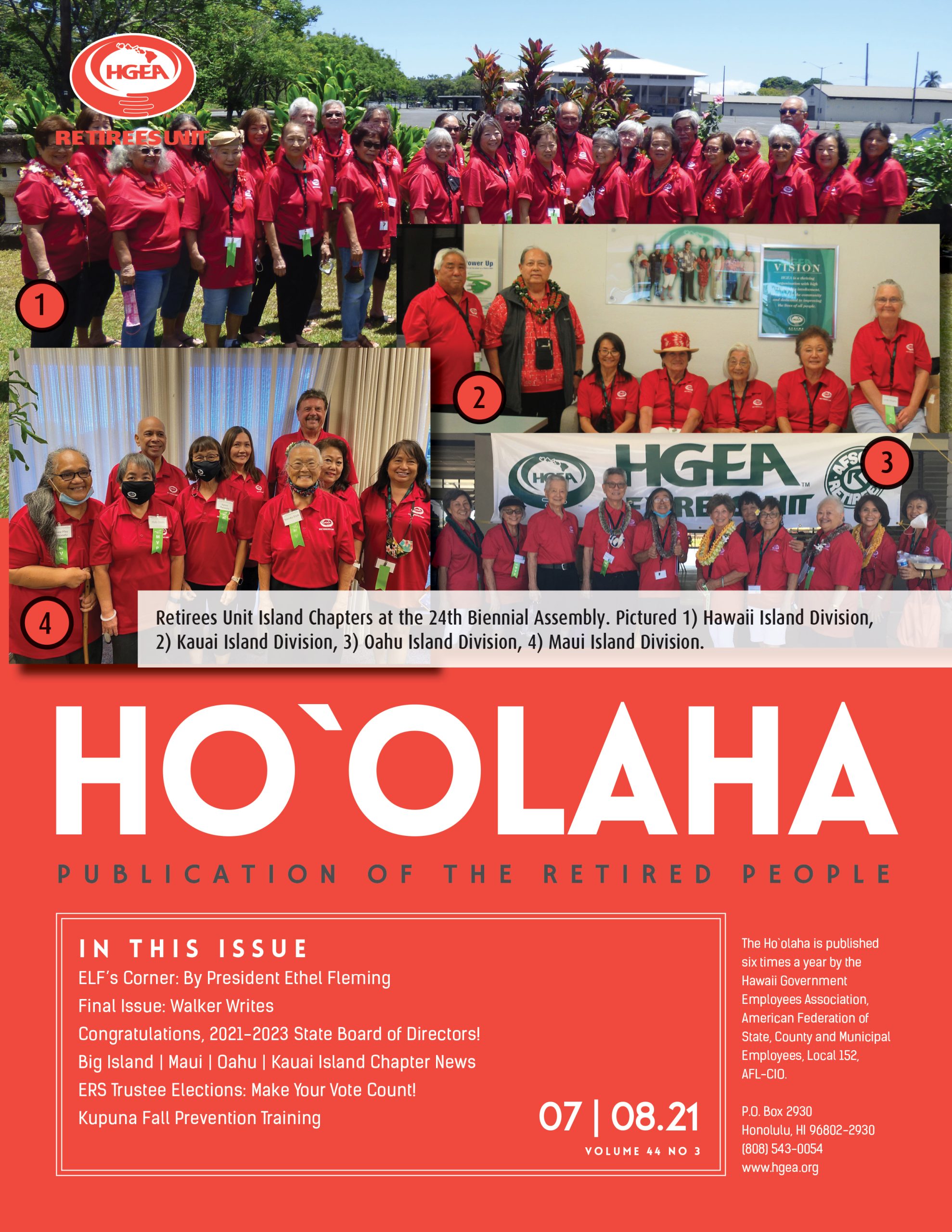 Ho`olaha, July-August, 2021