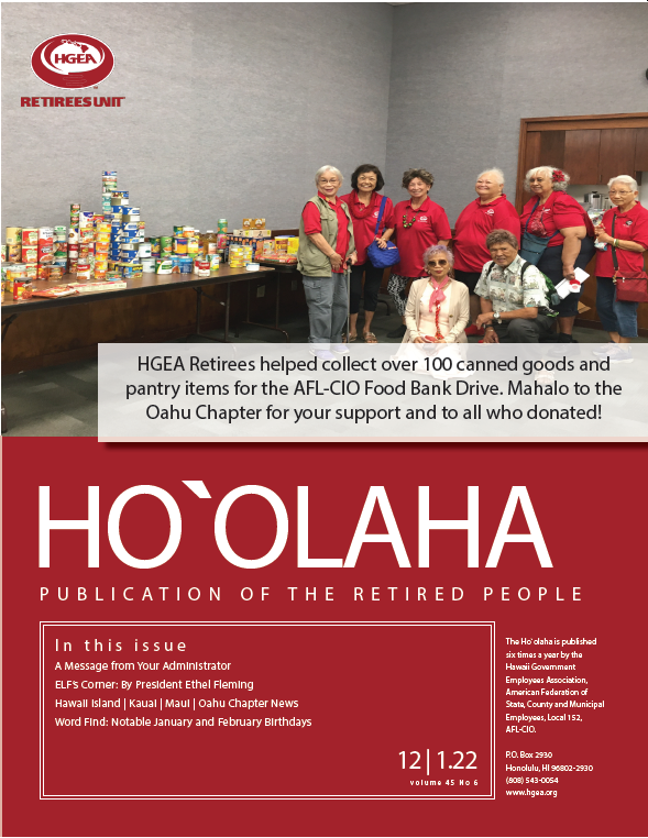 Ho`olaha, Jan. – Feb. 2022