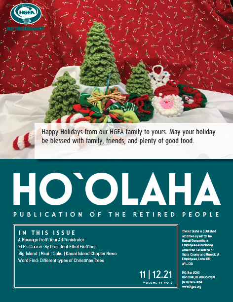 Ho`olaha, Nov. – Dec. 2021