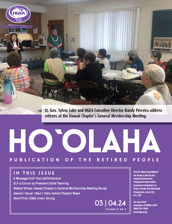 Ho`olaha, March-April 2024