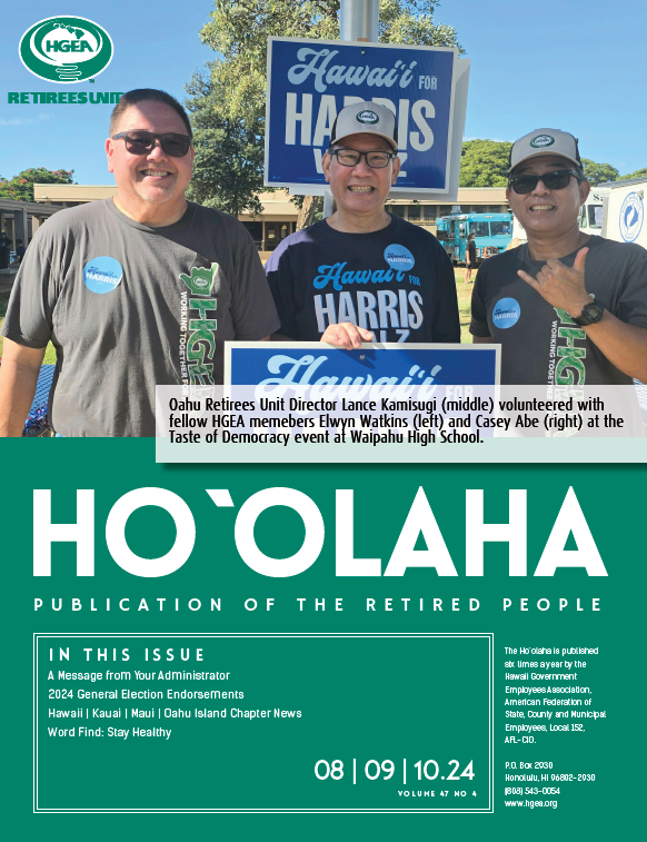 Ho`olaha, August-October 2024